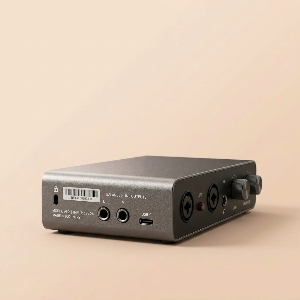 Derliss™ StudioBridge Compact USB-C Audio Interface