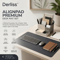 Derliss™ AlignPad Premium Desk Mat Set